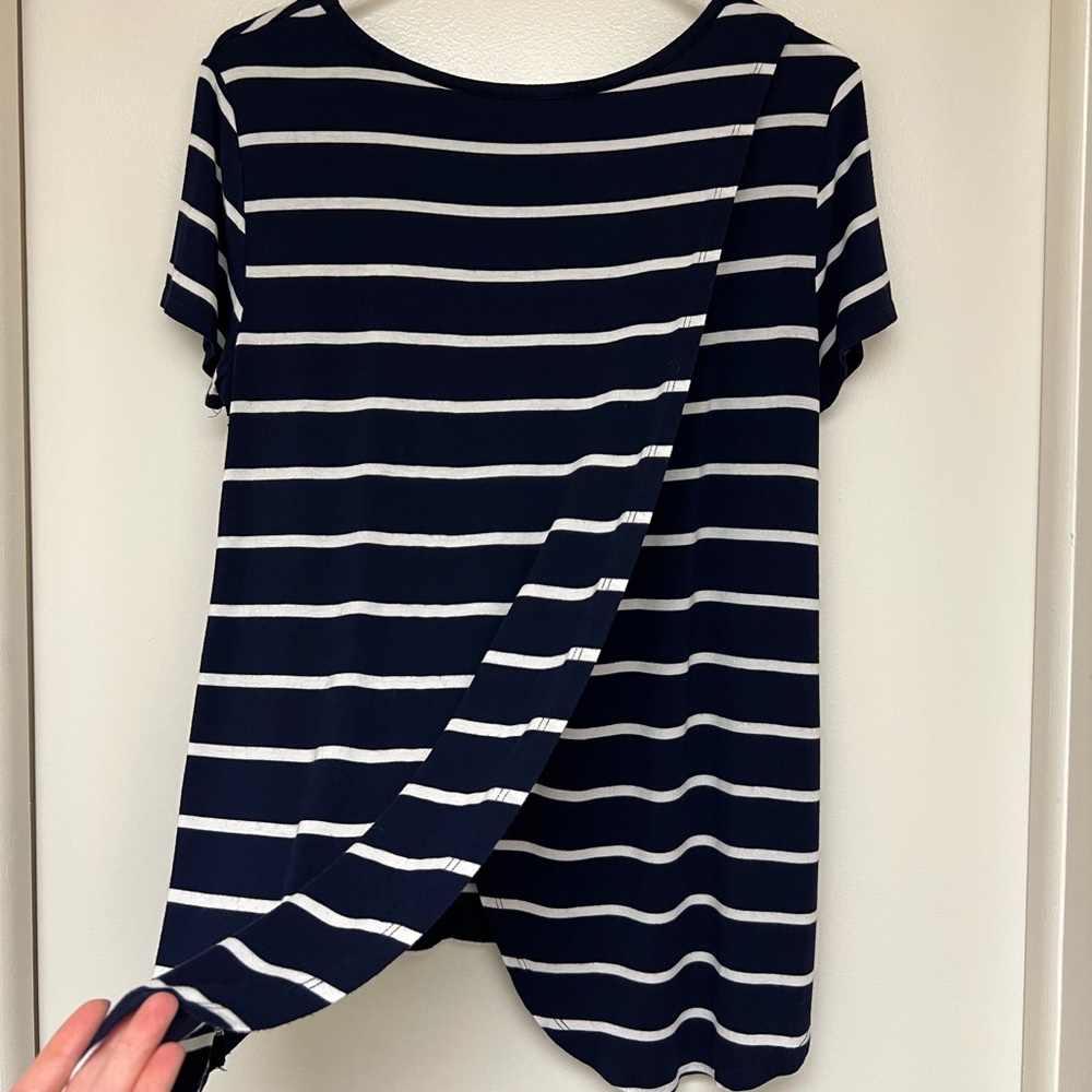 Cable and gauge nautical tee